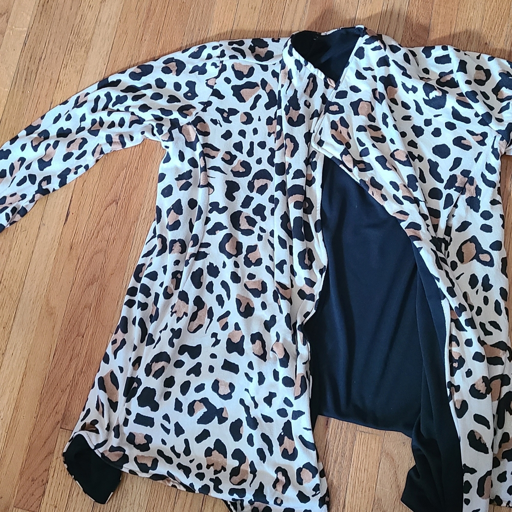 Leopard Print Women's Cardigan